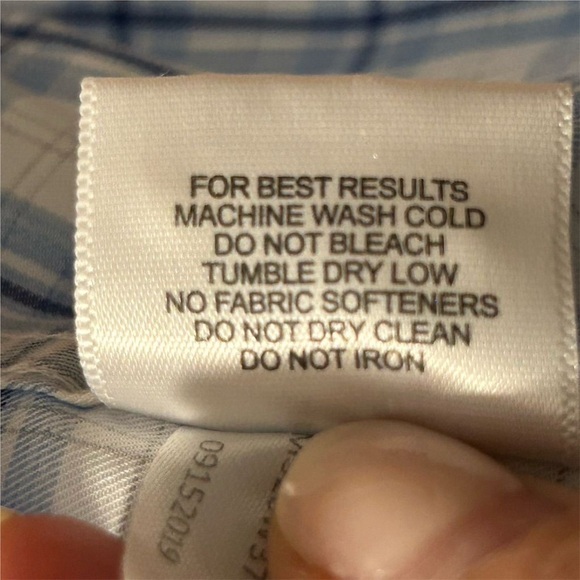 Peter Millar Men's Plaid Long Sleeve Button-Up Shirt Blue Size L - Picture 12 of 16